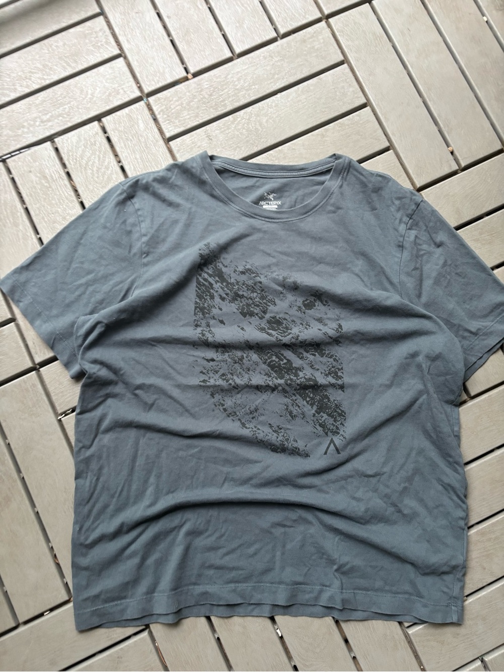Arc'teryx Men's Dark Gray Graphic Short Sleeve Tee